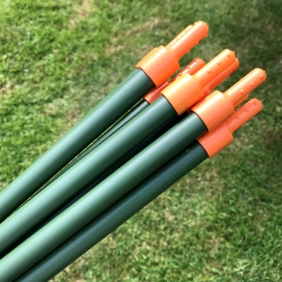 Plant Supports – Plant Stakes & Garden Canes - Lock & Roll Extendable Garden Plant Stakes - 0.9m x 16mm dia)