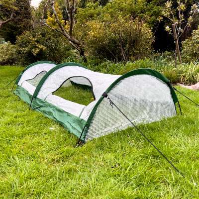 Cloches & Tunnels – Grow Tunnels – Pro-Gro Mini Poly Tunnel – 2m long x 0.8m wide x 0.35m high